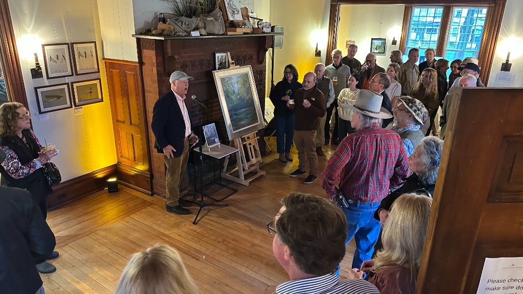 Remarks at the Mountains, Valleys and Rivers exhibit in the Watkins House.