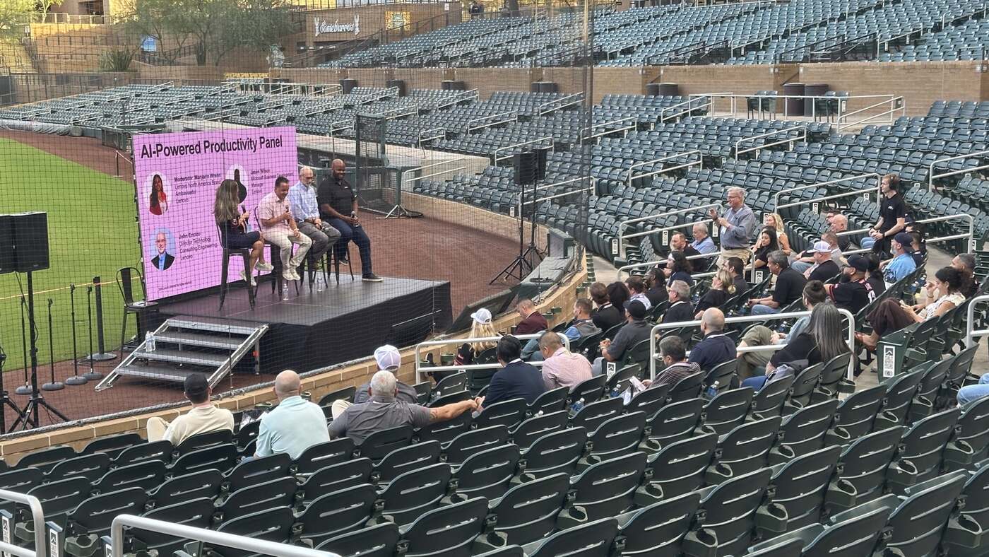 AI-Powered Productivity Panel on a stage at Salt River Fields in Scottsdale, October 13, 2026.